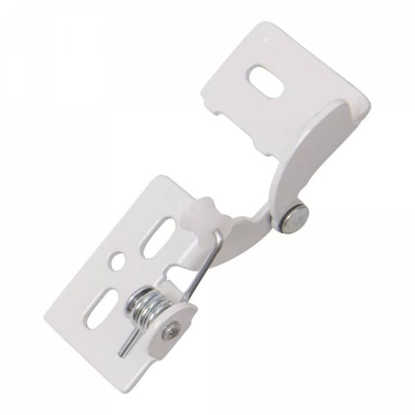 Youngdale White 3/8 in. Partial Inset Self-Closing Hinge, PK 10 54.104.01x10 - main